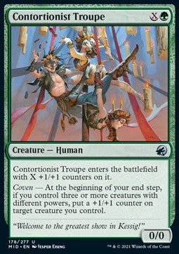 Contortionist Troupe - Innistrad: Midnight Hunt (Uncommon) [178]