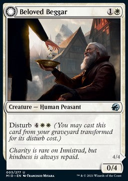 Beloved Beggar // Generous Soul - Innistrad: Midnight Hunt (Uncommon) [3]