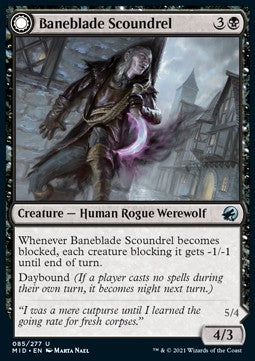 Baneblade Scoundrel // Baneclaw Marauder - Innistrad: Midnight Hunt (Uncommon) [85]