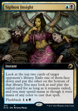 Siphon Insight - Innistrad: Midnight Hunt: Extras (Rare) [375]
