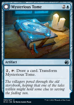 Mysterious Tome // Chilling Chronicle - Innistrad: Midnight Hunt (Uncommon) [63]