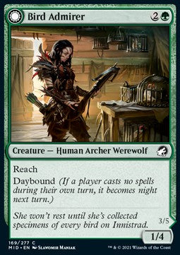 Bird Admirer // Wing Shredder - Innistrad: Midnight Hunt (Common) [169]
