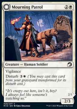 Mourning Patrol // Morning Apparition - Innistrad: Midnight Hunt (Common) [28]