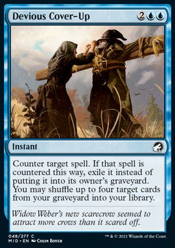 Devious Cover-Up - Innistrad: Midnight Hunt (Common) [48]