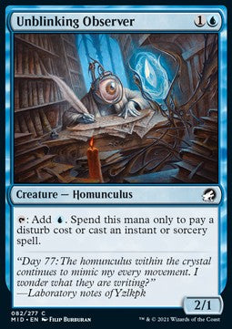 Unblinking Observer - Innistrad: Midnight Hunt (Common) [82]