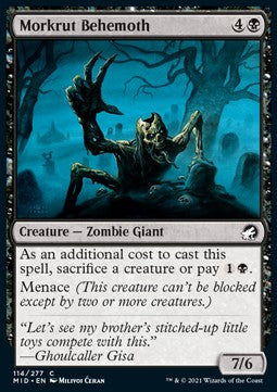 Morkrut Behemoth - Innistrad: Midnight Hunt (Common) [114]