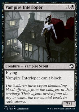 Vampire Interloper - Innistrad: Midnight Hunt (Common) [125]