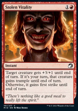 Stolen Vitality - Innistrad: Midnight Hunt (Common) [161]