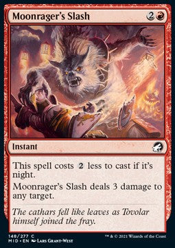 Moonrager's Slash - Innistrad: Midnight Hunt (Common) [148]