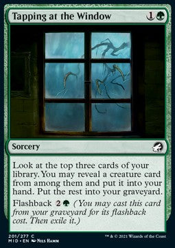 Tapping at the Window - Innistrad: Midnight Hunt (Common) [201]