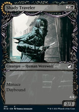 Shady Traveler // Stalking Predator - Innistrad: Midnight Hunt: Extras (Common) [291]