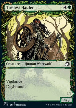 Tireless Hauler // Dire-Strain Brawler - Innistrad: Midnight Hunt: Extras (Common) [305]