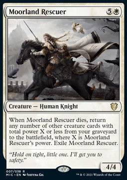 Moorland Rescuer (V.1) - Commander: Innistrad: Midnight Hunt (Rare) [7]