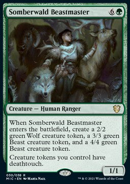 Somberwald Beastmaster (V.1) - Commander: Innistrad: Midnight Hunt (Rare) [30]