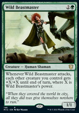 Wild Beastmaster - Commander: Innistrad: Midnight Hunt (Rare) [146]
