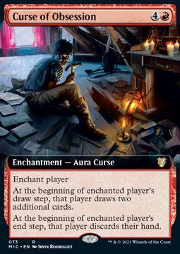 Curse of Obsession (V.2) - Commander: Innistrad: Midnight Hunt (Rare) [73]