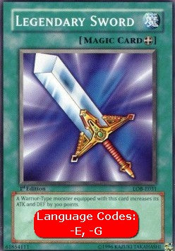 Legendary Sword (V.1 - Common) - Legend of Blue Eyes White Dragon (Common) [031]