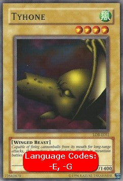 Tyhone (V.1 - Common) - Legend of Blue Eyes White Dragon (Common) [LOB-051]