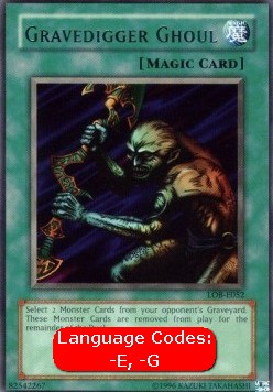 Gravedigger Ghoul (V.1 - Rare) - Legend of Blue Eyes White Dragon (Rare) [LOB-052]