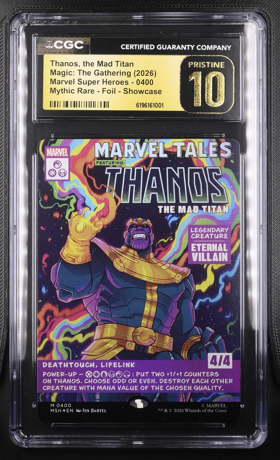 Magic: The Gathering Thanos, The Mad Titan 0400 CGC PRISTINE 10 MSH