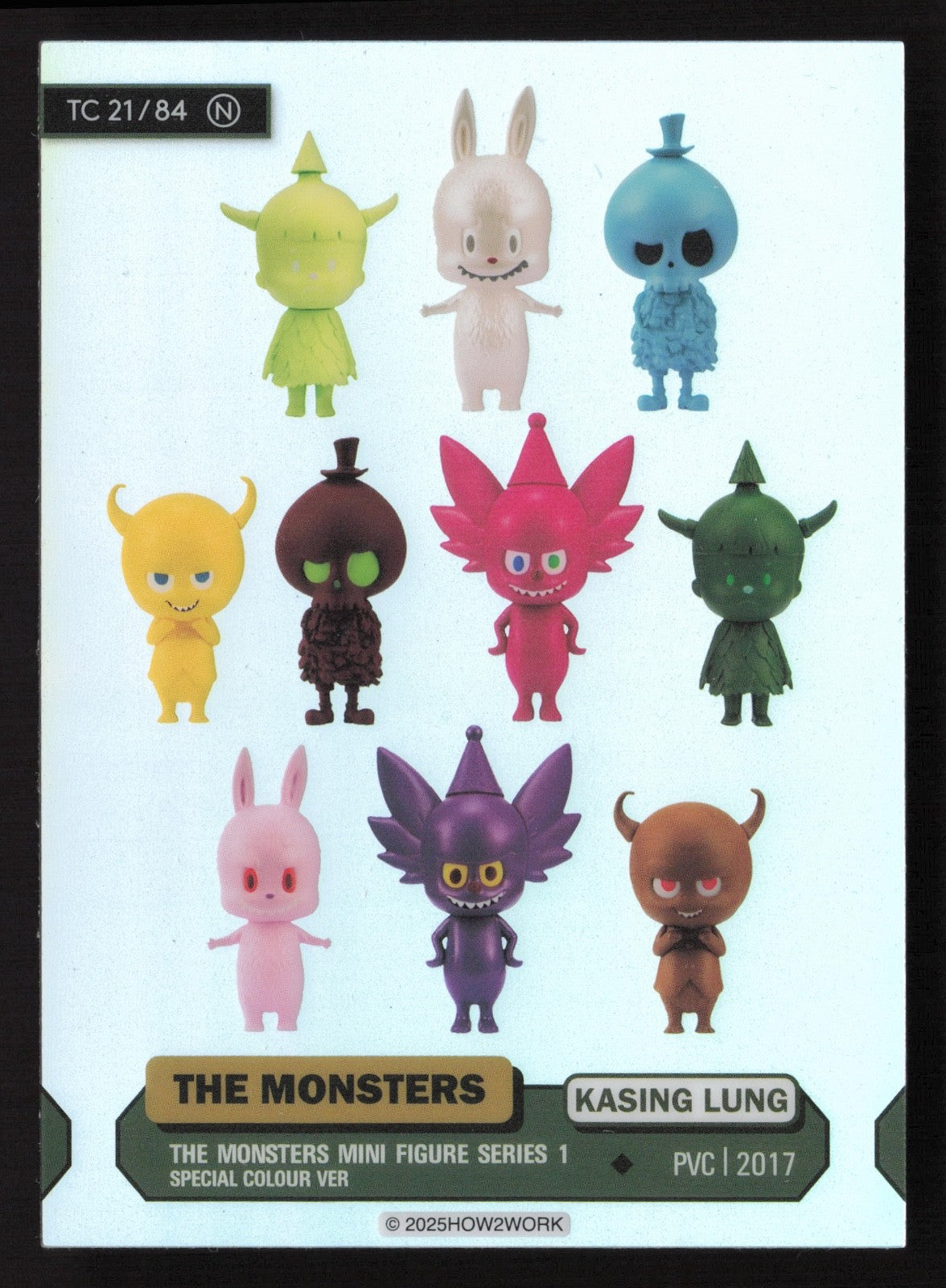 Labubu The Monsters Series 3 - How2Work – TC 21/84 N Mini Toysoul2018 Pink