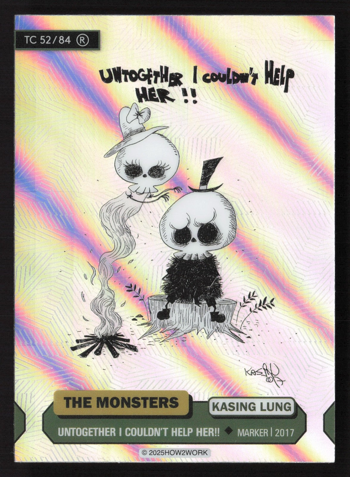 Labubu The Monsters Series 3 - How2Work – TC 52/84 R Untogether I couldn't Help!