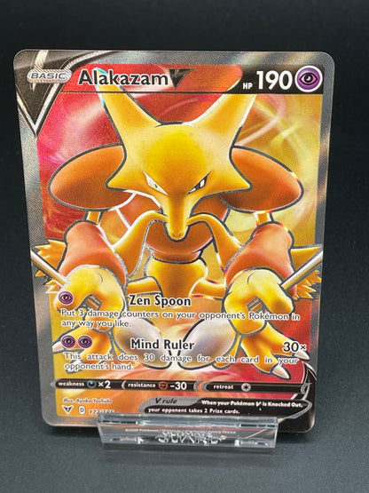Alakazam V 172/185 Vivid Voltage Full Art Pokémon Pokemon Card English Near Mint