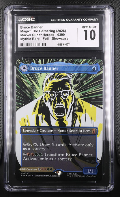 Magic: The Gathering Bruce Banner 0390 CGC GEM MINT 10 Marvel Super Heroes