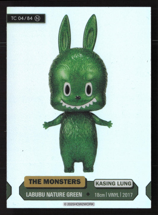 Labubu The Monsters Series 3 - How2Work – TC 04/84 N Labubu Nature Green