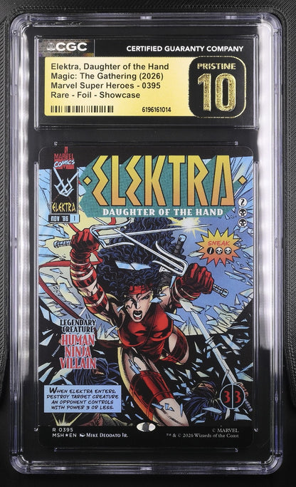 Magic: The Gathering Elektra, Daughter Of The Hand 0395 CGC PRISTINE 10 MSH