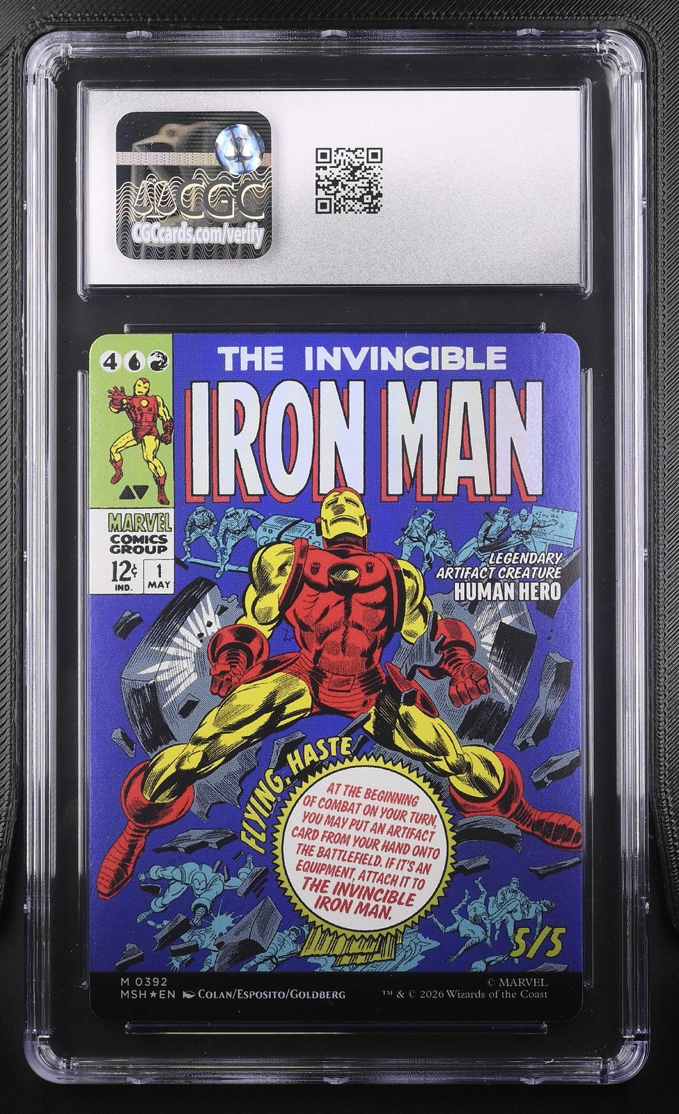 Magic: The Gathering Tony Stark 0392 CGC GEM MINT 10 Marvel Super Heroes