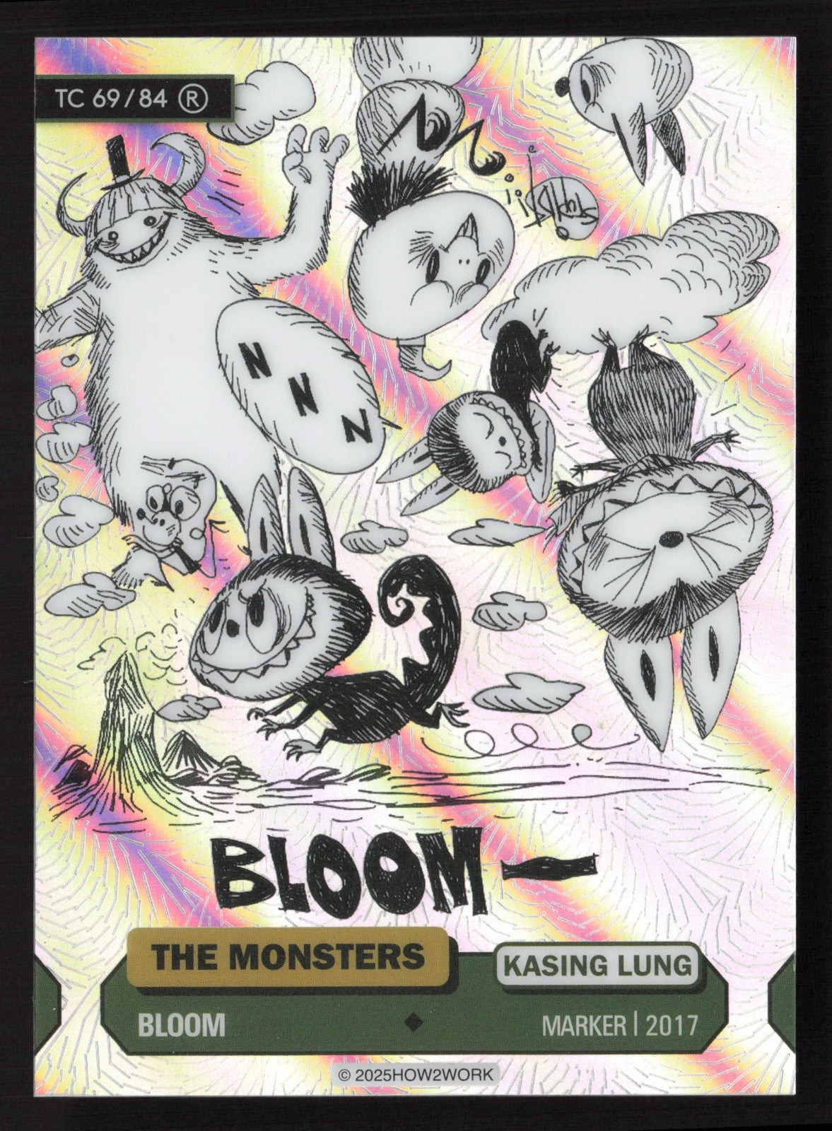 Labubu The Monsters Series 3 - How2Work – TC 69/84 R Bloom