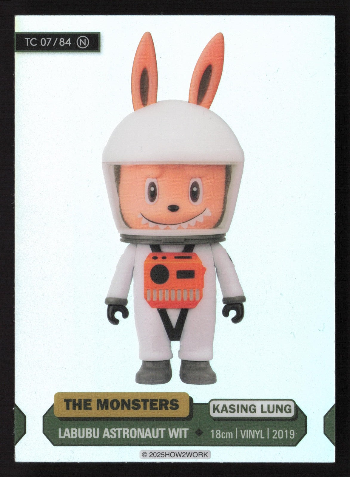 Labubu The Monsters Series 3 - How2Work – TC 07/84 N Labubu Astronaut Wit