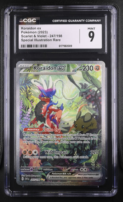 Pokémon Koraidon Ex 247/198 CGC 9 Scarlet & Violet