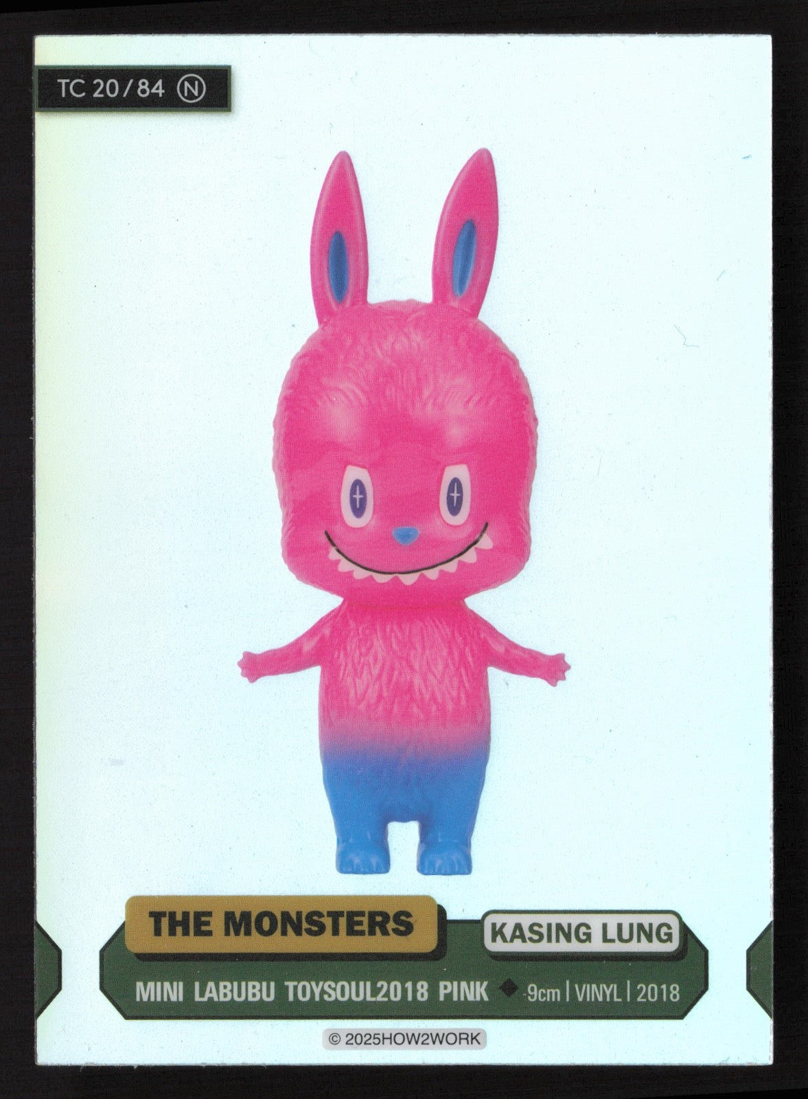 Labubu The Monsters Series 3 - How2Work – TC 20/84 N Mini Toysoul2018 Pink