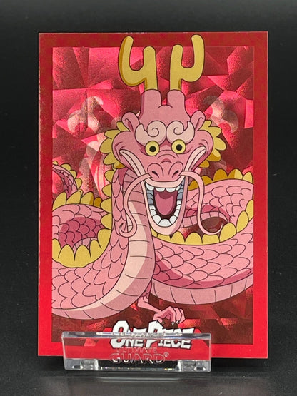 Panini One Piece 25th Anniversary Karte Nr. 131 Kleiner Drache Rainbow Parallel