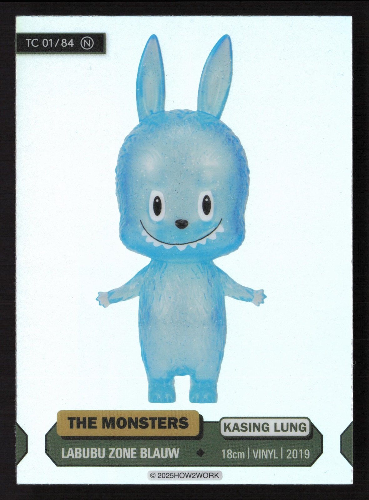 Labubu The Monsters Series 3 - How2Work – TC 01/84 N Labubu Zone Blauw