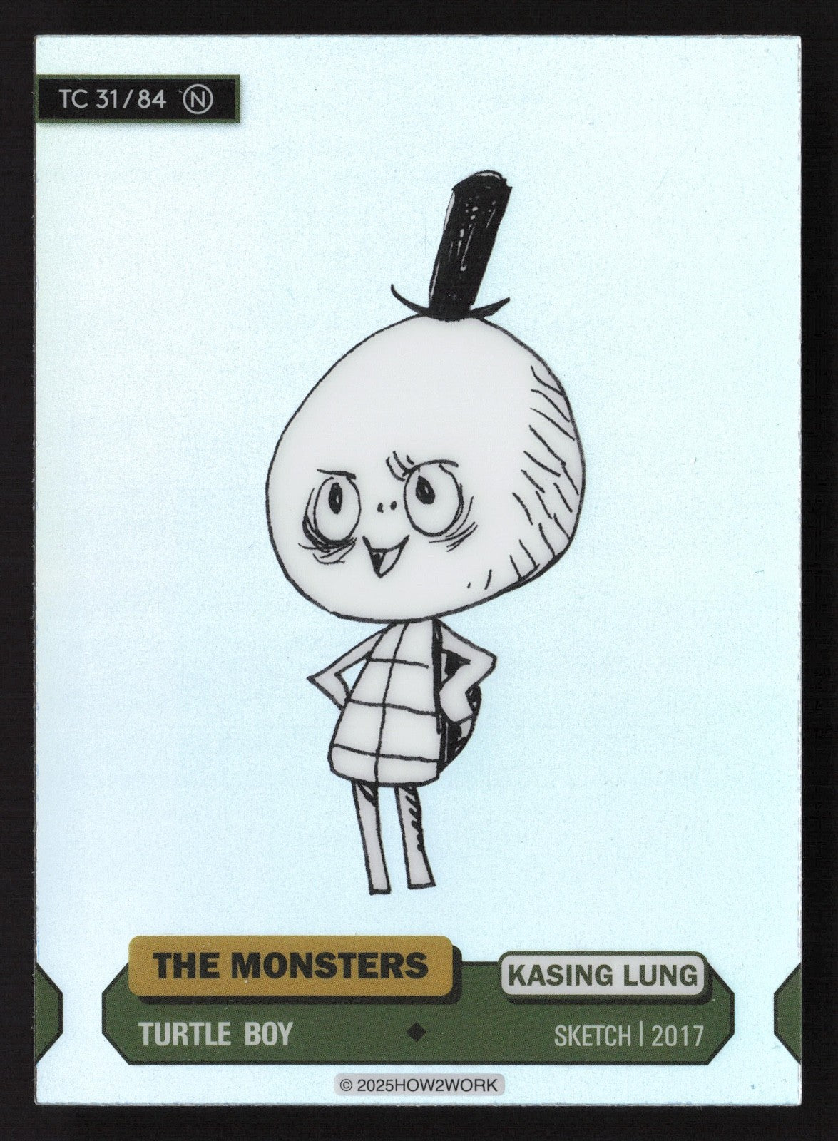Labubu The Monsters Series 3 - How2Work – TC 31/84 N Turtle Boy