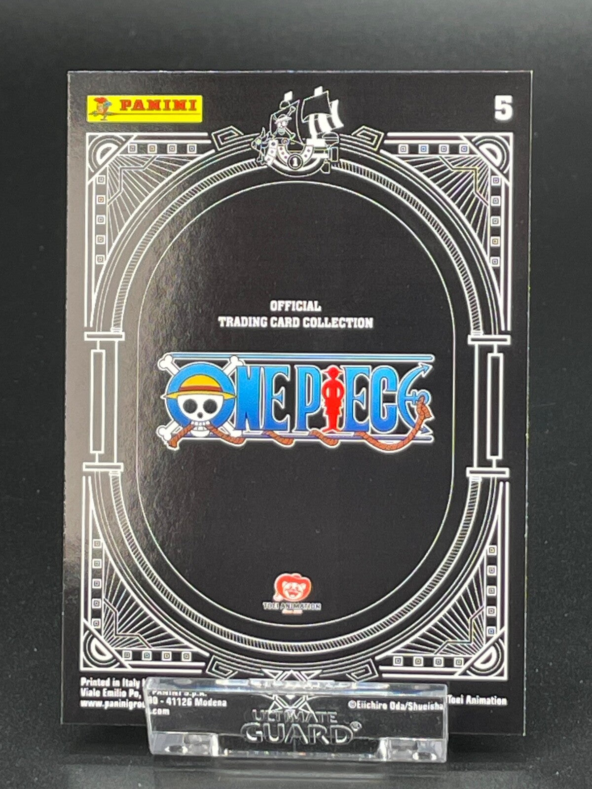 Panini One Piece 25th Anniversary Karte Nr. 5 Monkey D. Ruffy Rainbow Parallel