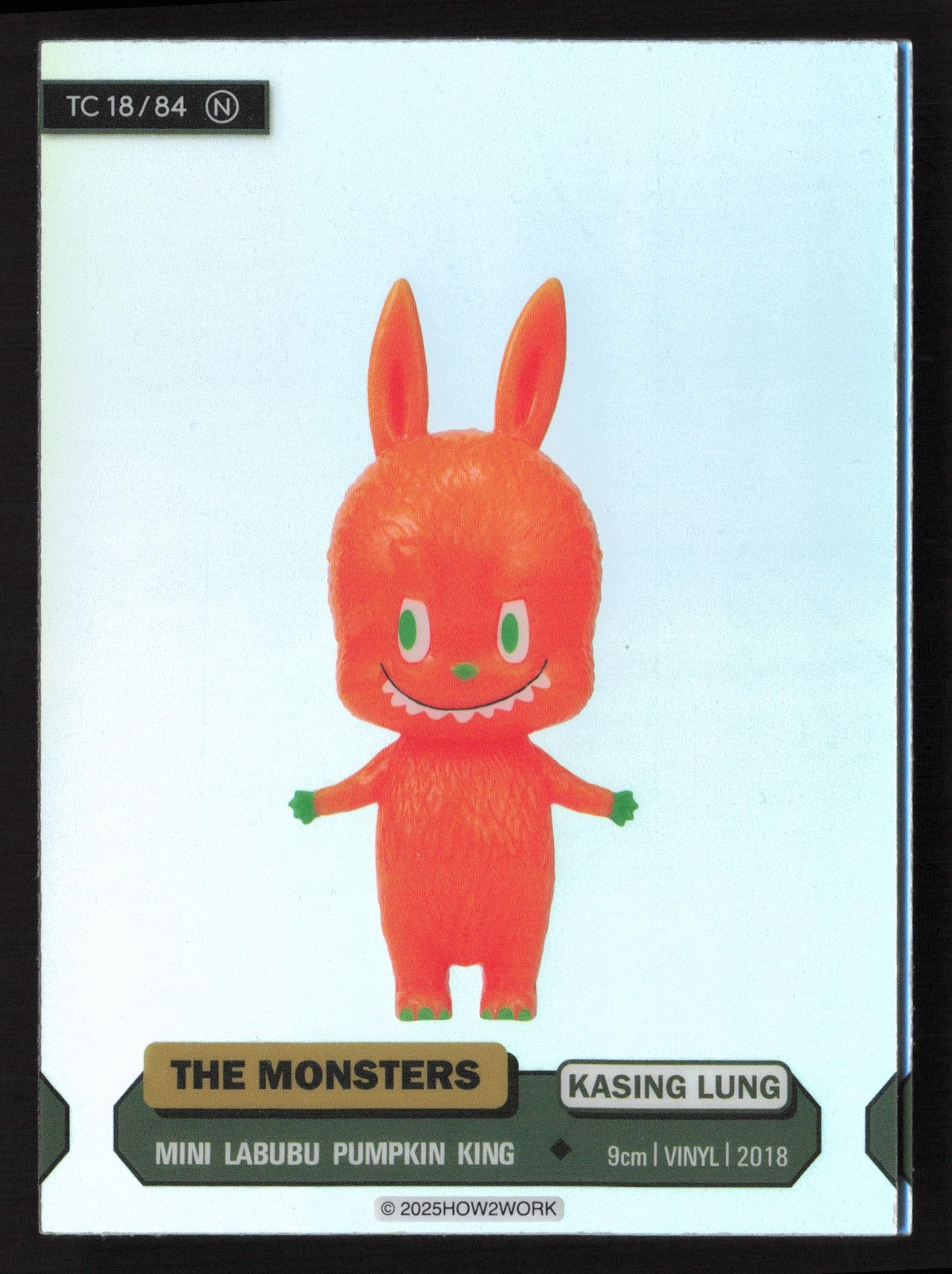 Labubu The Monsters Series 3 - How2Work – TC 18/84 N Mini Labubu Pumpkin King