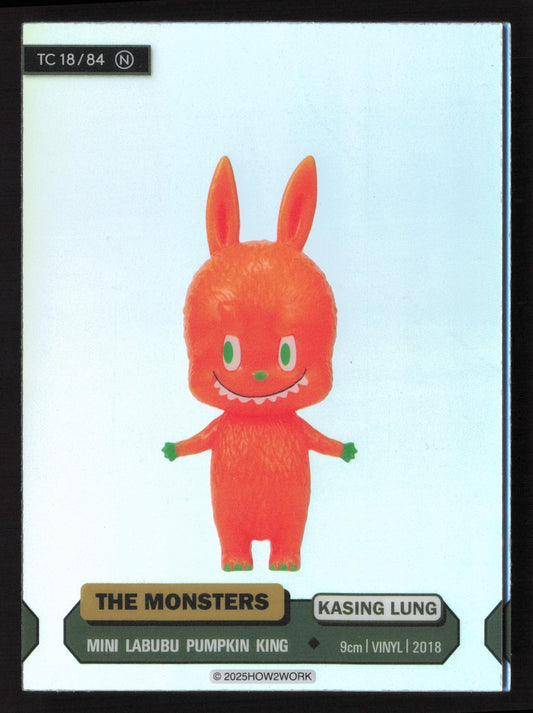 Labubu The Monsters Series 3 - How2Work – TC 18/84 N Mini Labubu Pumpkin King
