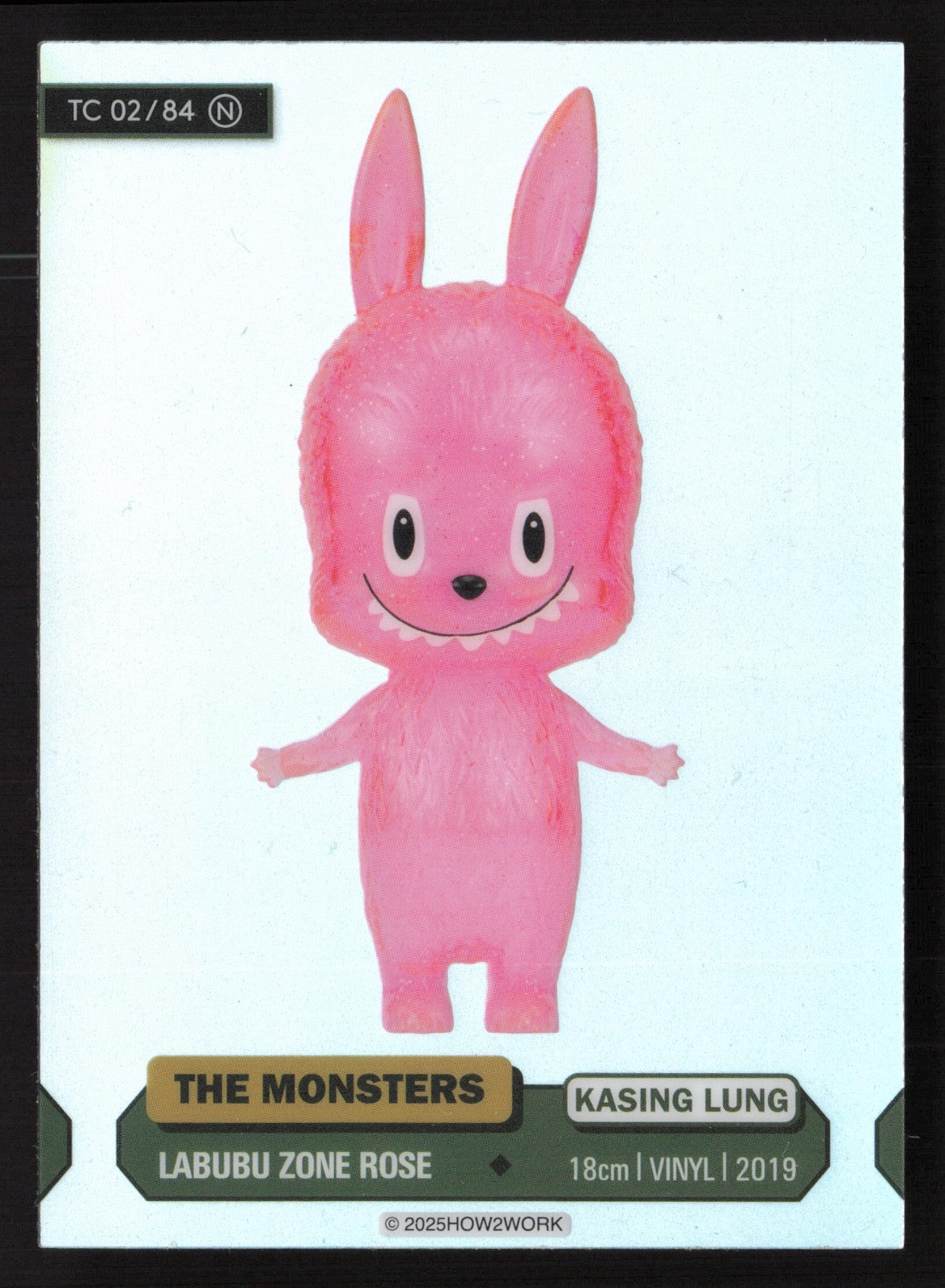 Labubu The Monsters Series 3 - How2Work – TC 02/84 N Labubu Zone Rose