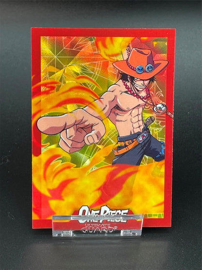 Panini One Piece 25th Anniversary Karte Nr. 52 - Ace - Rainbow Parallel