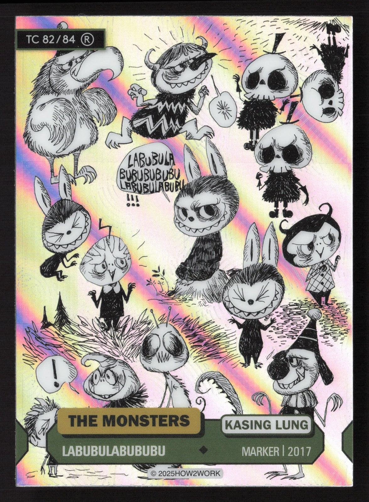 Labubu The Monsters Series 3 - How2Work – TC 82/84 R Labubulabububu