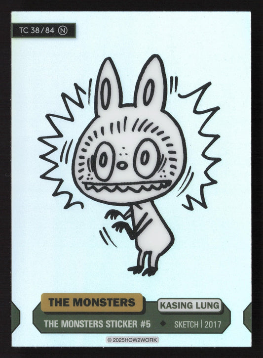 Labubu The Monsters Series 3 - How2Work – TC 38/84 N The Monsters Sticker #5
