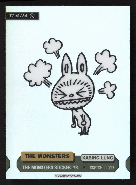 Labubu The Monsters Series 3 - How2Work – TC 41/84 N The Monsters Sticker #8