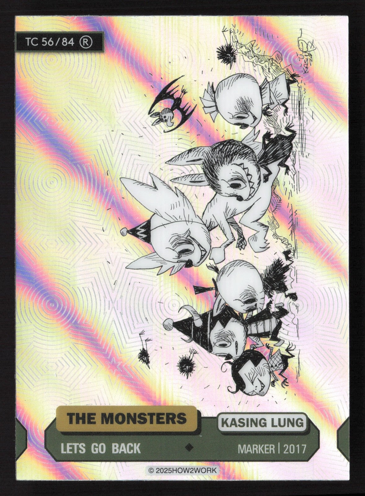 Labubu The Monsters Series 3 - How2Work – TC 56/84 R Lets Go Back