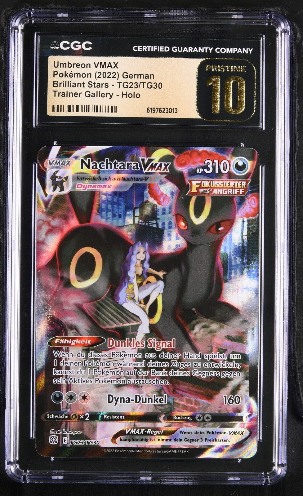 Umbreon VMAX TG23/TG30 Brilliant Stars DE CGC Pristine 10 Pokémon
