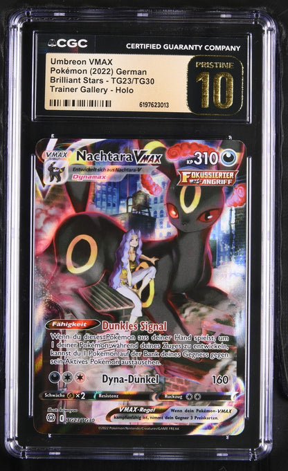 Umbreon VMAX TG23/TG30 Brilliant Stars DE CGC Pristine 10 Pokémon