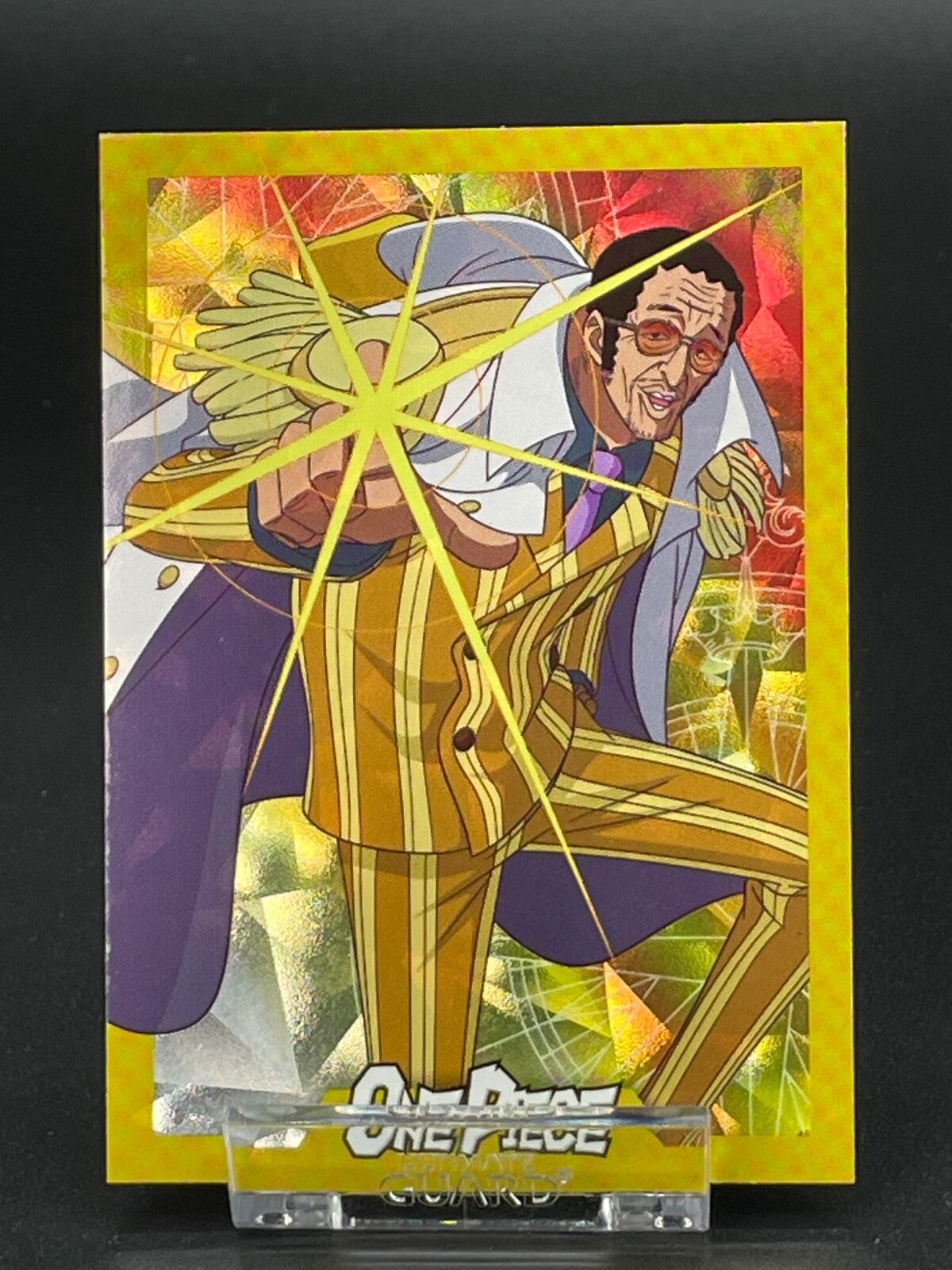 Panini One Piece 25th Anniversary Karte Nr. 115 Kizaru Borsalin Rainbow Parallel